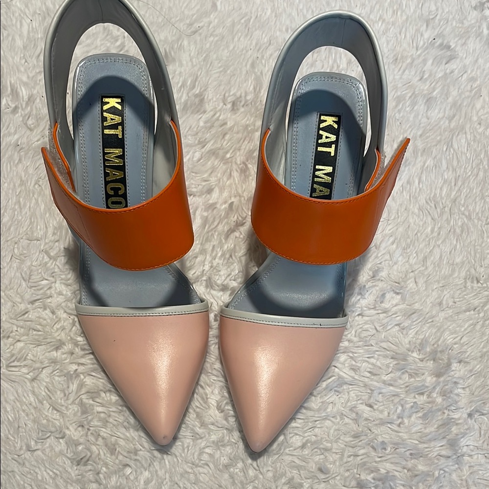 Women's Pink and Orange Heels